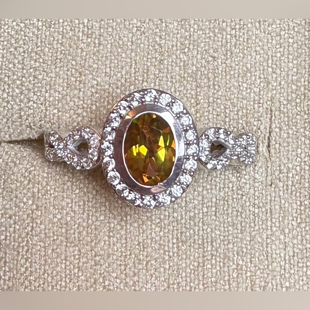 💛Mystic Topaz Infinity Love Ring💛